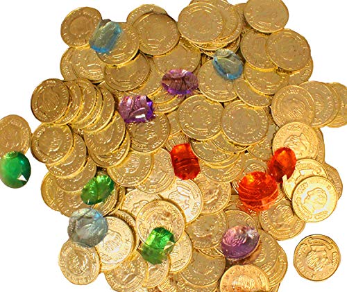 3 Pack Wooden Pirate Treasure Chest Coins