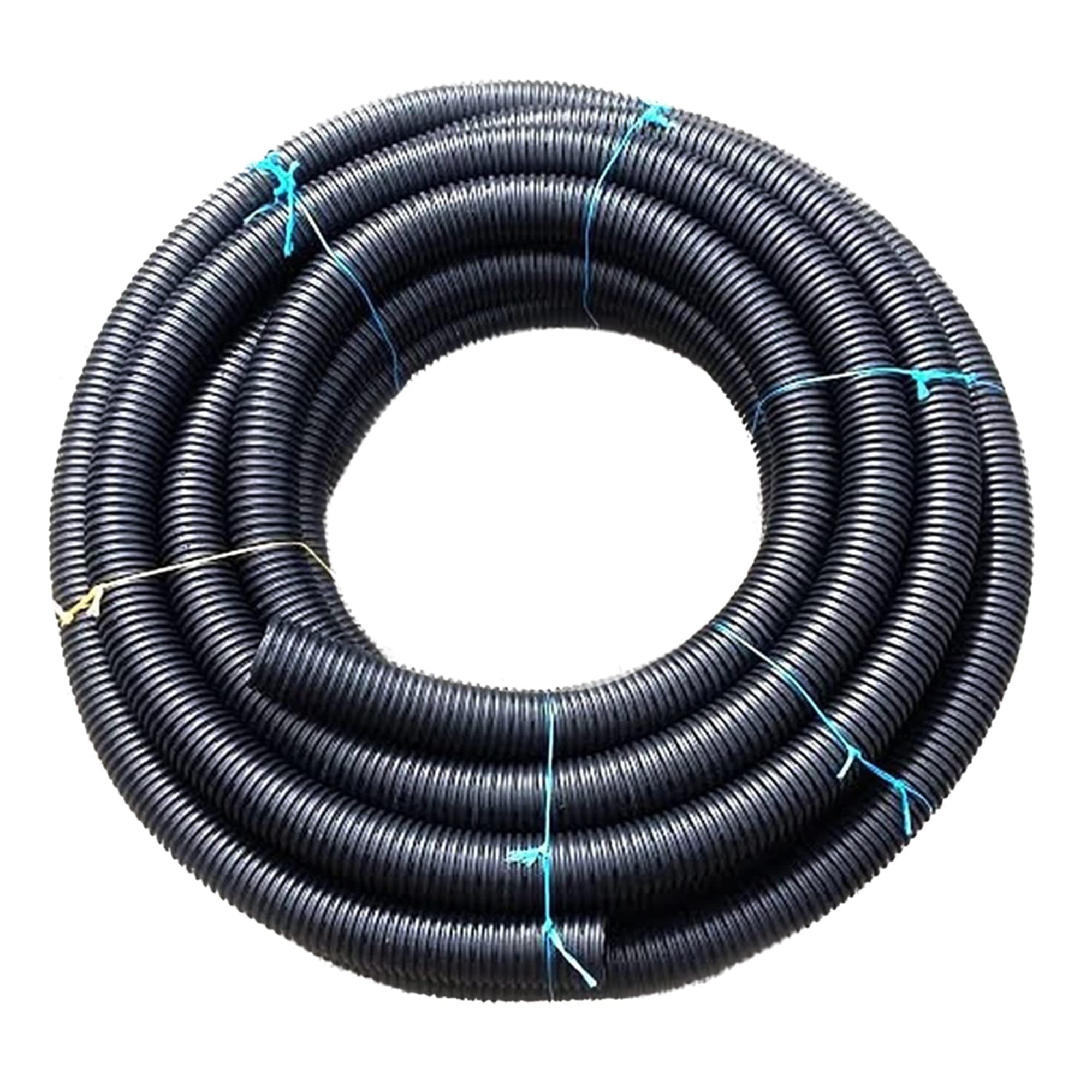 SunGrow Cord Protector from Pets, Cable Wire Protector Tubing, Corrugated Plastic Cable Management Sleeve, Black, 5 ft. 5 Feet