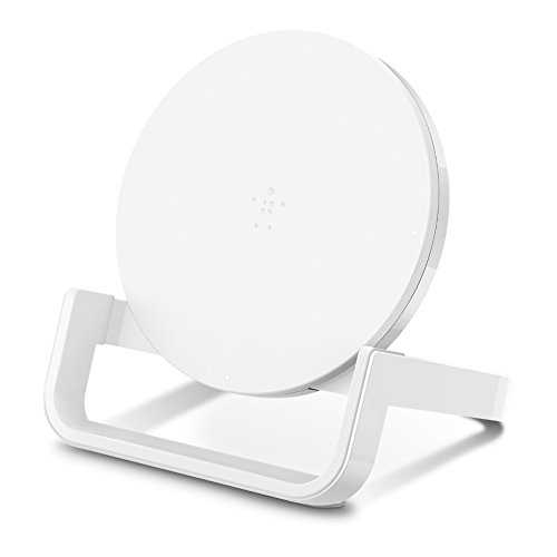 Belkin Boost Up Wireless Charging Stand 10W – Qi Wireless Charger for iPhone XS, XS Max, XR / Samsung Galaxy S9, S9+, Note9 / LG, Sony and more (White)