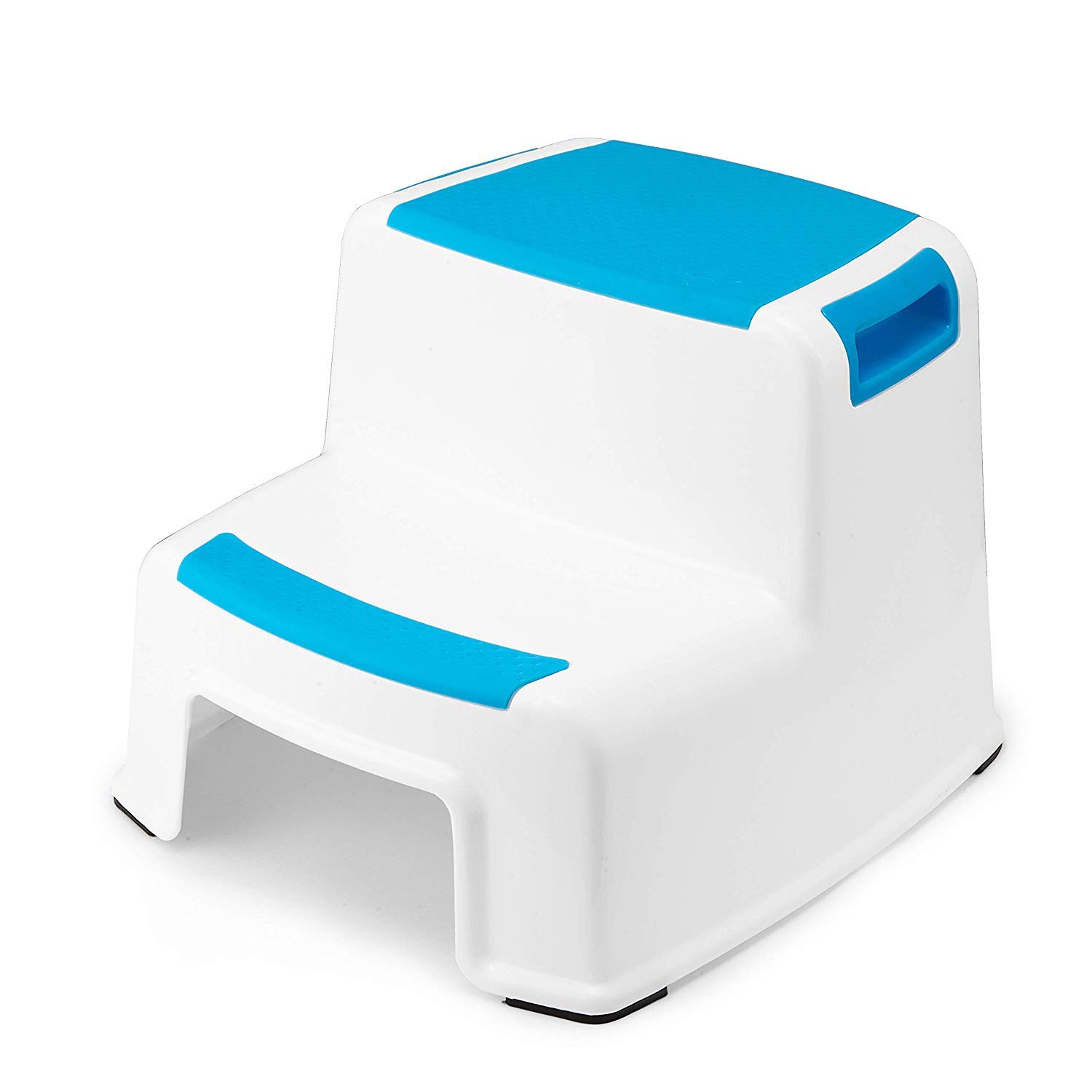 WesKo Set of 2 Toddler Two-Up Anti-Slip Step Stool (Blue)