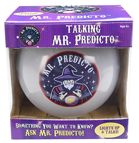 Book Cover Mr. Predicto Fortune Telling Ball - The Fun Way to Discover Your Future - Ask a Question & He'll Magically Speak The Answer - Like a Next Generation Magic 8 Ball - Fortune Teller Toy - Magic Games
