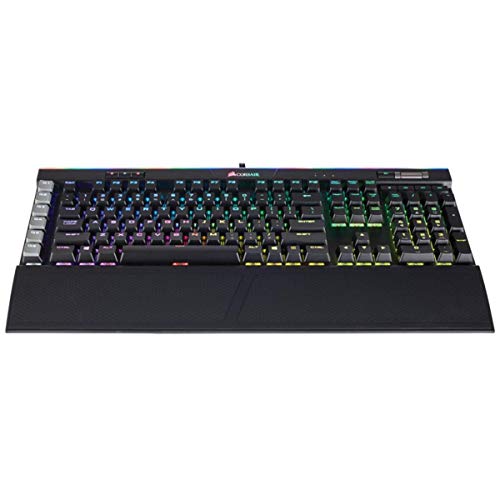 CORSAIR K95 RGB PLATINUM Mechanical Gaming Keyboard - USB Passthrough & Media Controls - Tactile & Quiet - Cherry MX Brown - RGB LED Backlit (Renewed)