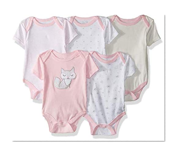 Rene Rofe Baby Collection Unisex 5-Pack Bodysuits