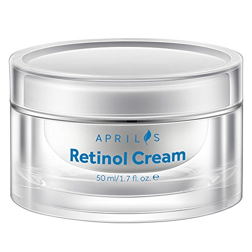 Aprilis Retinol Moisturizer Cream for Face & Neck, Anti-Aging Night Cream with Active Retinol, Hyaluronic Acid and Vitamin E, Reduces Wrinkles, Acne and Stretch Marks, 50 ml, 1.7 fl. oz