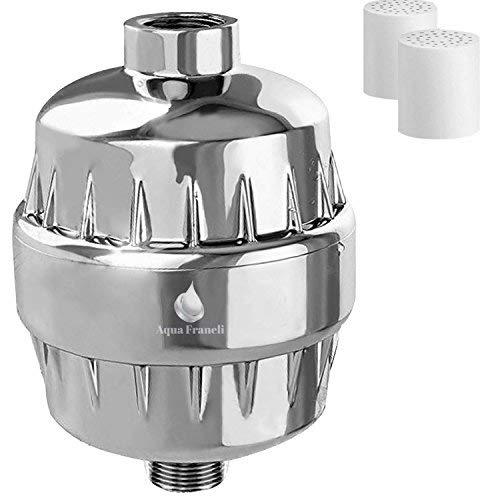 {SALE} High Output 15 Stage Universal Shower Water Filter with Vitamin C - 2 cartridges included - Improve the condition of your skin, nail and hair & Reduces dry itchy skin, dandruff and eczema