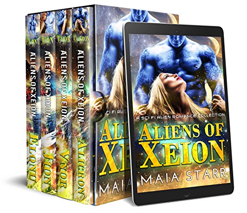 Book Cover Aliens Of Xeion: A Sci Fi Alien Romance Collection