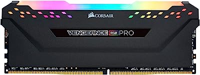 Book Cover Corsair Vengeance RGB PRO 16GB (2x8GB) DDR4 3200MHz C16 LED Desktop Memory - Black