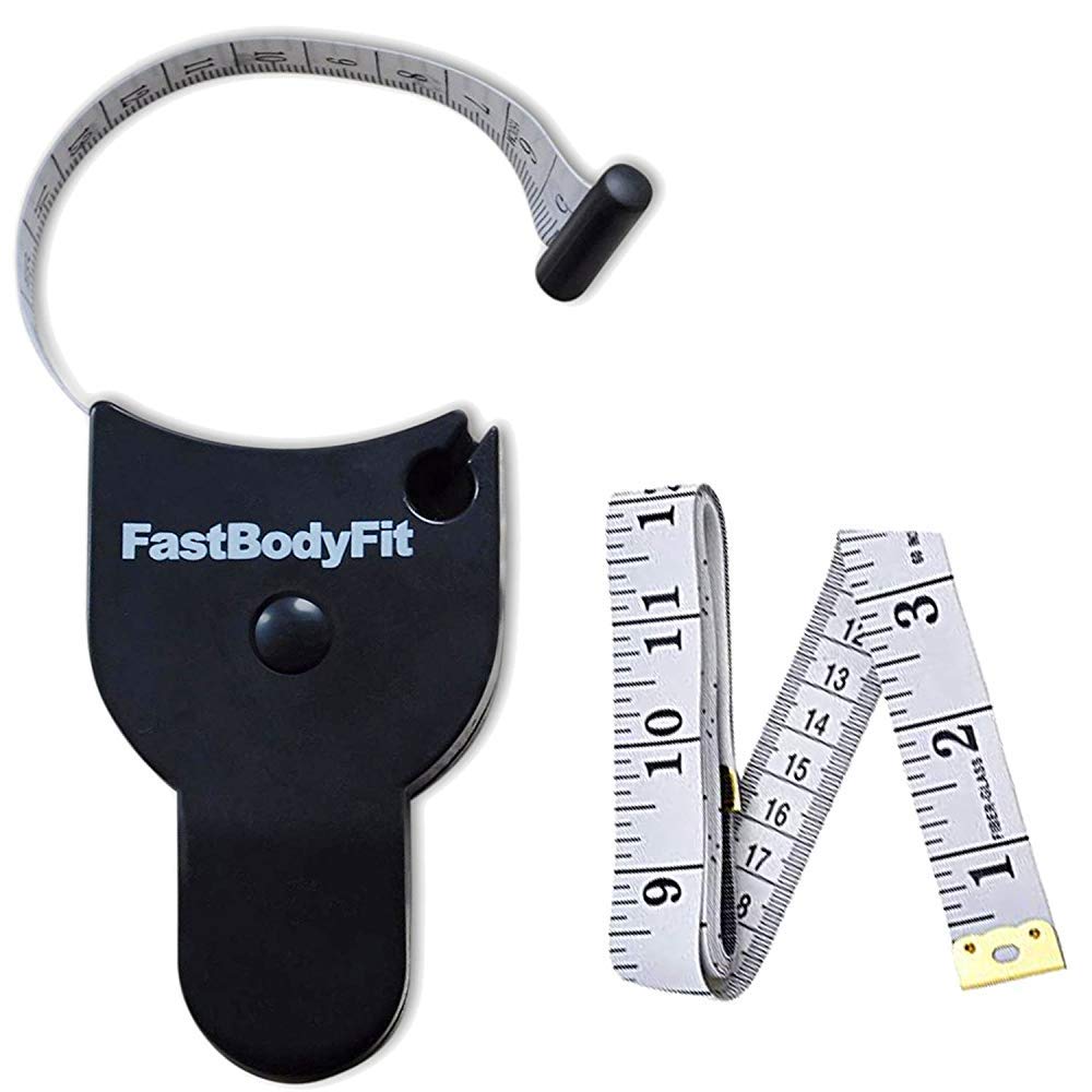 Book Cover FastBodyFit Tape Measure Set of 2 for Body Measurement and Sewing Cloth Measuring