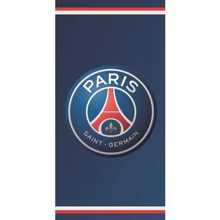 PSG Serviette de bain football 70 x 140 cm 100% coton