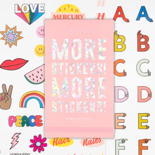 ban.do Planner Sticker Book with Over 700 Assorted Stickers, 35 Pages of Colorful Unique Stickers for Journals/Calendars, Issue 4