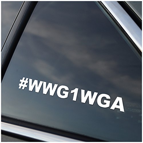 WWG1WGA Vinyl Car Window Decal Sticker White