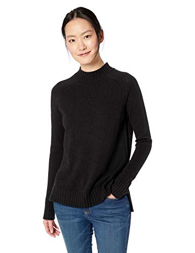 Amazon Brand - Daily Ritual Women's Wool Blend Mock-Neck Tunic Sweater
