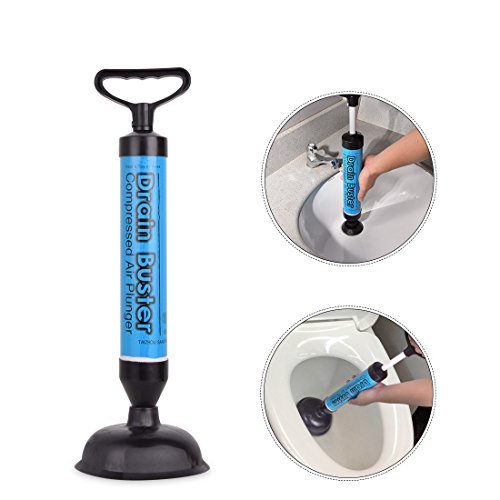 Samshow Toilet Plunger Powerful High Pressure Multi Drain Plunger Suitable for Bathroom,Toilet,Bathtubs,Showers(New Update)