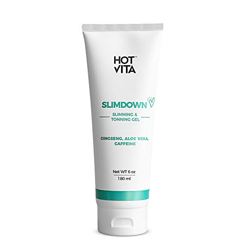Hot Vita Slimdown Gel â€“ Slimming Body Cream â€“ Skin Care Product for Women â€“ Increases Circulation with Caffeine, Ginseng Extract, Guarana Seed, Aloe Vera