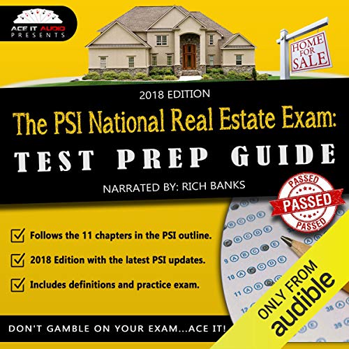 Book Cover The PSI National Real Estate License Exam: Test Prep Guide