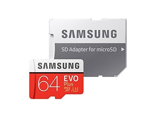 SAMSUNG 64GB EVO Plus Class 10 Micro SDHC with Adapter (2 Pack)