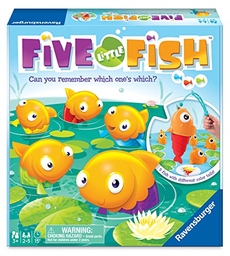 Ravensburger Five Little Fish Toddler Toy and Game for Boys and Girls Age 3 and Up - A Fun and Fast Game You Can Play Over and Over