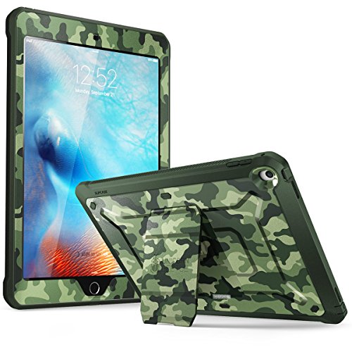 SUPCASE Unicorn Beetle Pro Series Case Designed for iPad 9.7 2018/2017, with Built-in Screen Protector & Dual Layer Full Body Rugged Protective Case for iPad 9.7 5th / 6th Generation (Camo)