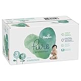 Diapers Size 3, 92 Count - Pampers Pure Protection Disposable Baby Diapers, Hypoallergenic and Unscented Protection, Giant Pack (Old Version)