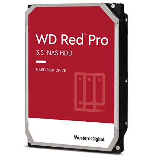 Western Digital 8TB WD Red Pro NAS Internal Hard Drive - 7200 RPM Class, SATA 6 Gb/s, CMR, 256 MB Cache, 3.5" - WD8003FFBX