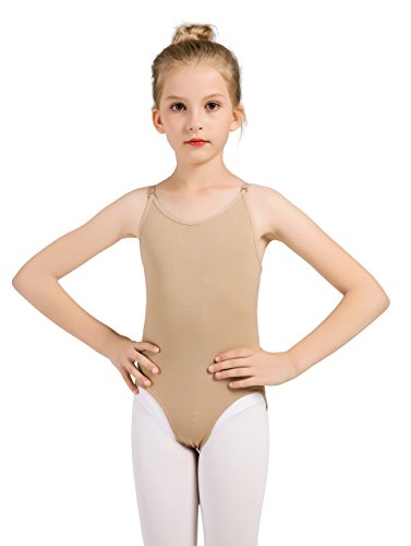 Book Cover Women and Girls Nude Seamless Camisole Undergarment Leotard with Transition Straps(8A14)