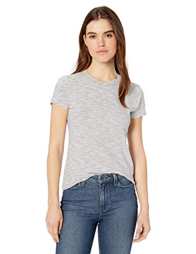 Amazon Brand - Daily Ritual Women's Lived-in Cotton Slub Short-Sleeve Crew Neck T-Shirt
