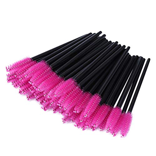 300 PCS Disposable Eyelash Wands Mascara Brush Cosmetic Applicator for Makeup Eyebrow Color