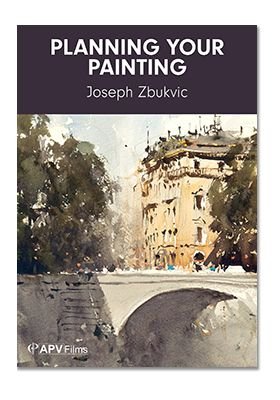 Book Cover Planning Your Painting DVD with Joseph Zbukvic