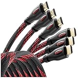 Bam 3 Pack High Speed 4K HDMI Cables - 15' Long