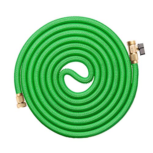 Book Cover Jardineer 50ft Expandable Garden Hose, Lighteight Flexible Water Hose with Anti-Rust 3/4