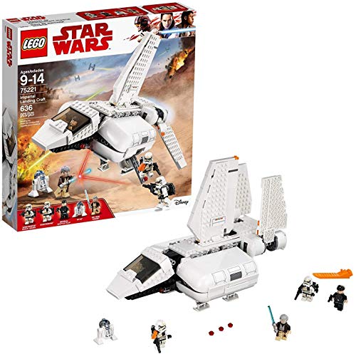 LEGO Star Wars Imperial Landing Craft 75221 Building Kit, Obi-Wan Kenobi, Imperial Shuttle Pilot, Sandtrooper (636 Pieces) (Discontinued by Manufacturer)