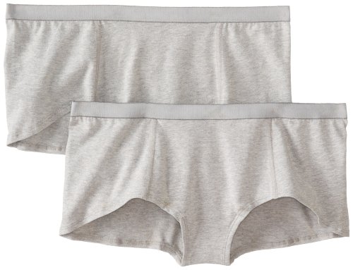 Pact Women's 2-Pack Organic Cotton Boyshort Panties