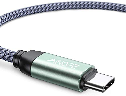 Câble USB Type C à USB 3.0, [Lot de 2 2m] 3.1A Câble USB C (Charge/Synchro Ultime Rapide) Nylon Tressé en Fibre, Connecteur Ultra Résistant en Aluminium pour Samsung Galaxy Huawei, Google(USB 3.0)