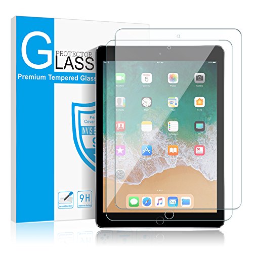 [2 Pack] iPad 6th Generation／ iPad 9.7" inch (2018/2017) / iPad Pro 9.7 / iPad Air/iPad Air 2 Screen Protector Glass,SMAPP Tempered Glass Screen Protector - Apple Pencil Compatible/Scratch Resistant