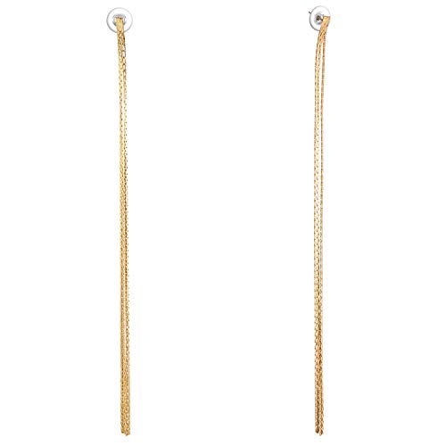 Starchenie Long Tassel Dangle Earrings Gold Drop Threader Earrings Jewelry for Women