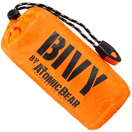 Book Cover Bivy Emergency Sleeping Bag Lightweight and Compact Survival Gear Better Thermal Protection Than a Mylar Space Emergency Blanket