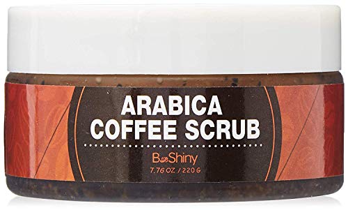 Book Cover Arabica Coffee Scrub All Natural Body & Face Skin Care Exfoliating Blackheads Acne Scars Pore Minimizer Reduces Wrinkles Anti Cellulite Treatment 200g
