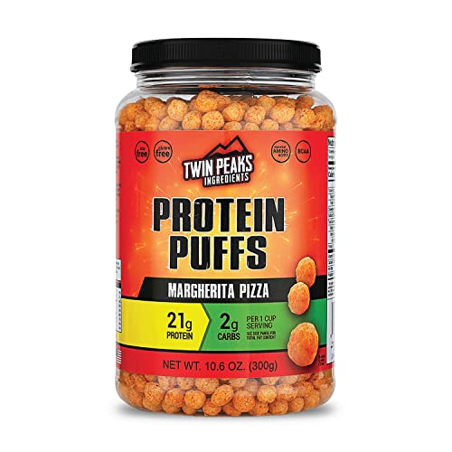 Twin Peaks Low Carb, Allergy Friendly Protein Puffs (Margherita Pizza)