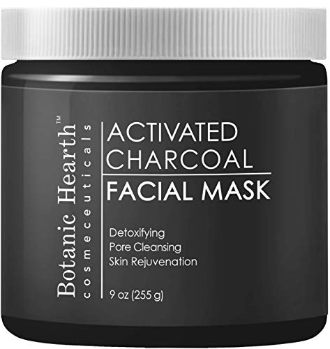 Botanic Hearth Activated Charcoal Facial Mask, Deep Cleansing Mask for Supple Skin, 9 oz Ã‰