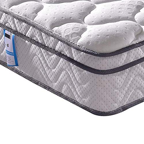 Book Cover Vesgantti 10.2 Inch Multilayer Hybrid Full Mattress - Multiple Sizes & Styles Available, Ergonomic Design with Breathable Foam and Pocket Spring/Medium Plush Feel