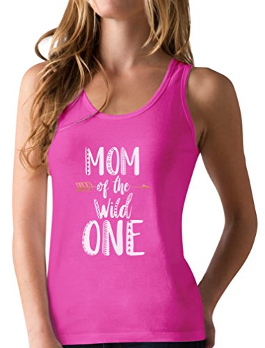 Book Cover Funny Mom of The Wild One Shirts for Women 1st Birthday Tank Tops Outfit
