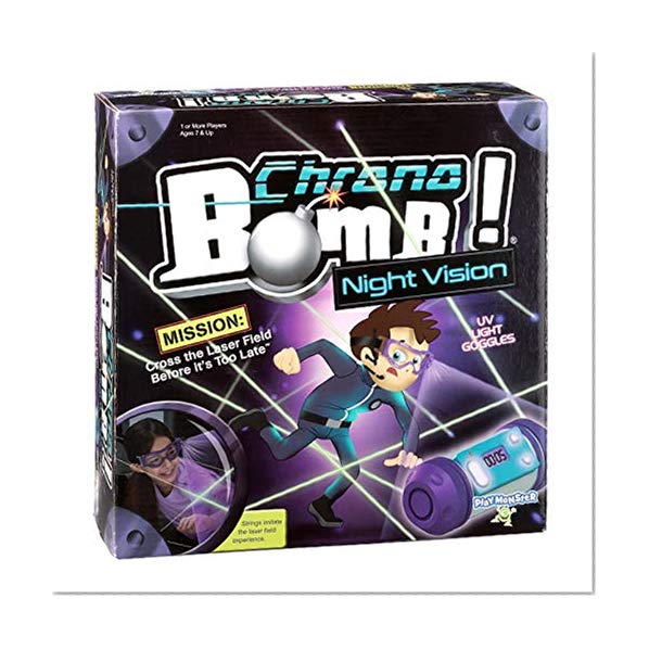 Book Cover PlayMonster,Chrono Bomb Night Vision - Secret Agent Maze Game - Play During The Day or in The Dark!