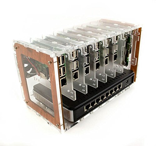 Cloudlet CASE: for Raspberry Pi and Other Single Board Computers (Wood)