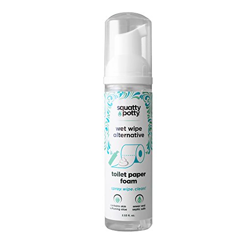Squatty Potty Tissue Paper Foam for an Instant, Environmentally Friendly Wet Wipe for Use in Your Home, On The Go, and During Outdoor Activities Like Hiking, Camping, and Hunting