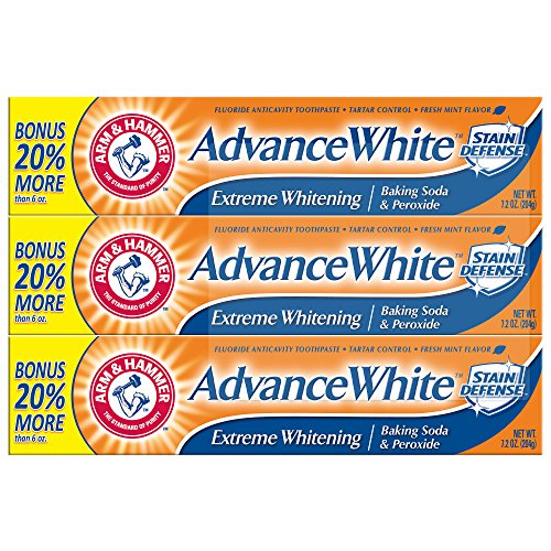 Product of Arm & Hammer AdvanceWhite Extreme Whitening Toothpaste, 3 pk./7.2 oz. - Toothpaste [Bulk Savings]