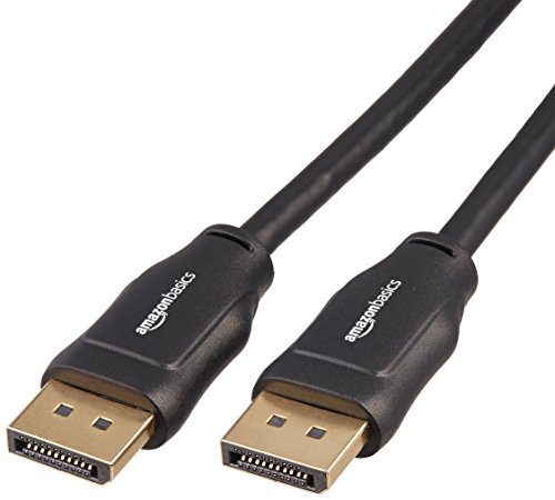 Book Cover AmazonBasics DisplayPort to DisplayPort Computer Cable - 6 Feet,10-Pack