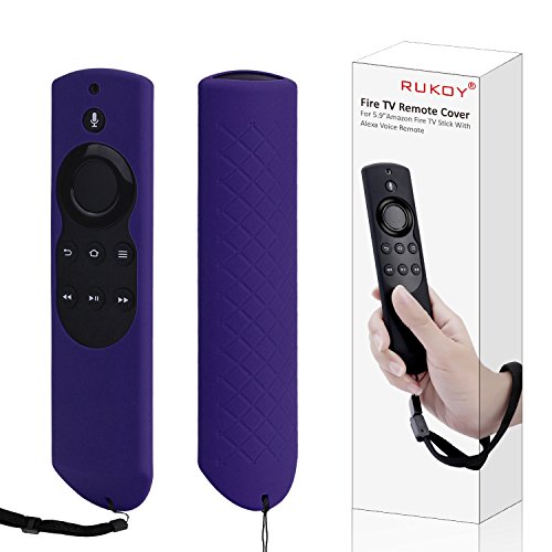Book Cover Case for Fire TV or TV Stick Remote,Rukoy Protective Case for 5.9'' Amazon Fire TV or Fire TV Stick Remote with Alexa Voice