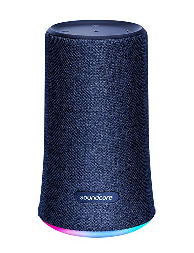 Portable Bluetooth Speaker, Soundcore Flare Wireless Speaker by Anker, Waterproof Party Speaker with 360Â° Sound, Enhanced Bass & Ambient LED Light, IP67 Dustproof & Waterproof and 12-hour Battery Life