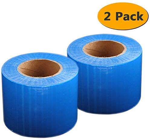 Barrier Film Roll Blue,4" x 6",1200 Sheets for Dental and Tattoo,2 Rolls