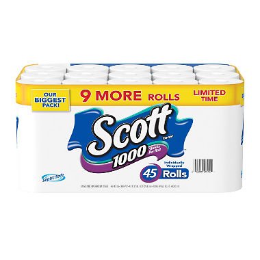 Book Cover Scott 1000 Limited Edition Bath Tissue (1,000 Sheets, 45 Rolls)